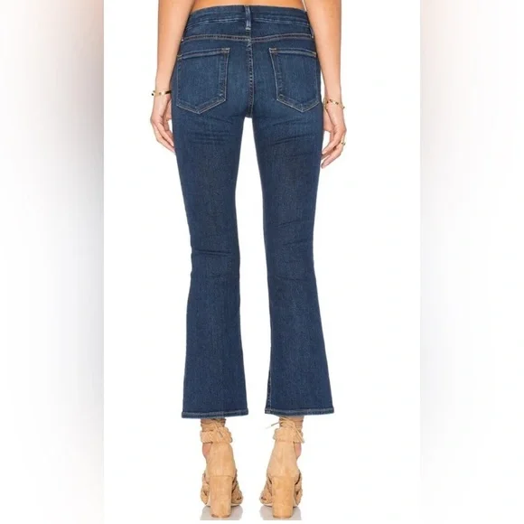 Frame Denim Blue Cropped Jeans - Picture 2 of 12